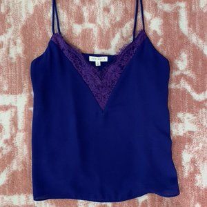 Bold blue, Lace Tank Top